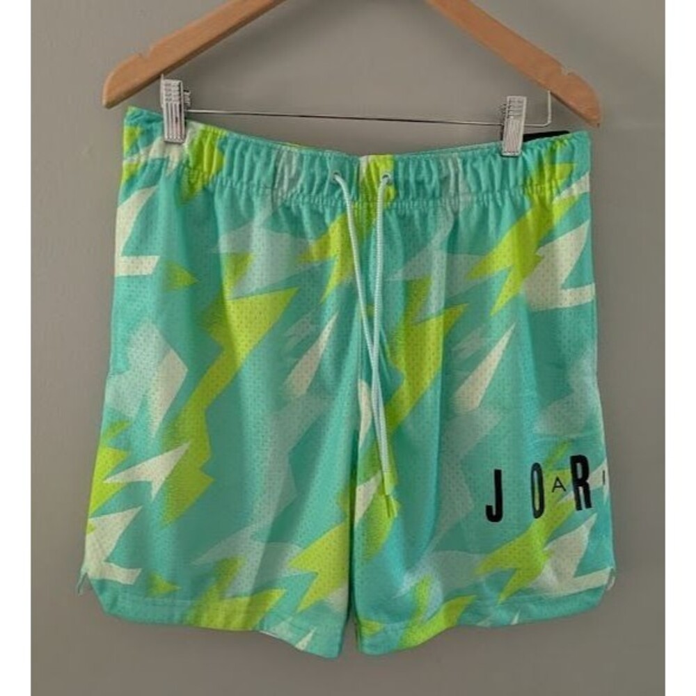 Nike Men's Jordan MJ Jumpman Air Mesh Nylon All Over Print Shorts CZ4757-675